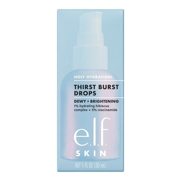 ELF Other - e.l.f Holy Hydration Thirst Burst Drops Niacinamide Glow Serum 1oz